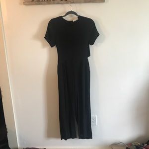 Romper with cute back button detail